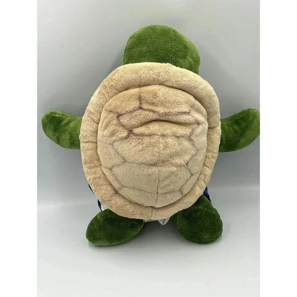 Build a Bear Trekkin Turtle Plush-Removable Shell Backpack/Soccer Uniform/17” - Picture 6 of 16